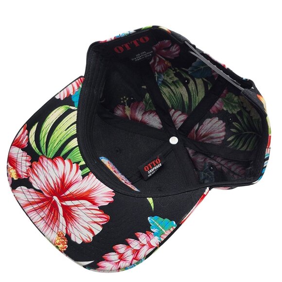Anchor Bay California Hawaiian Hibiscus Floral Palm OTTO Snapback Hat Mendocino - Picture 10 of 15